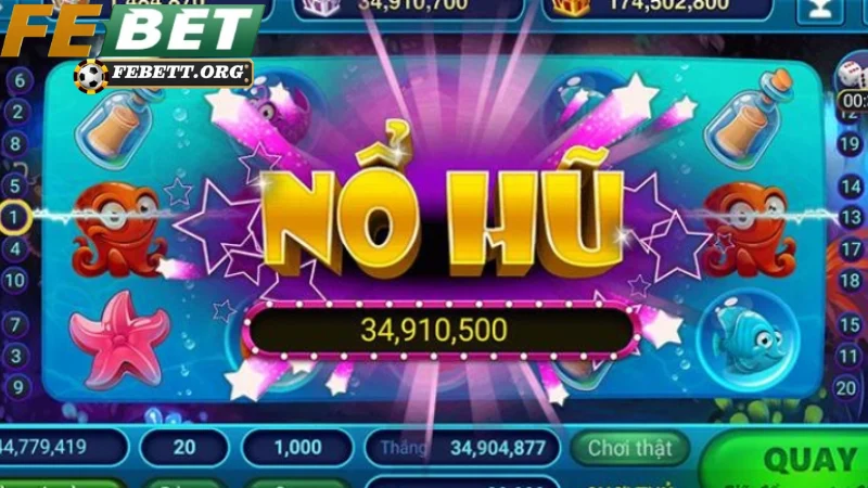 Hướng dẫn cách chơi game Nổ hũ tại Febet